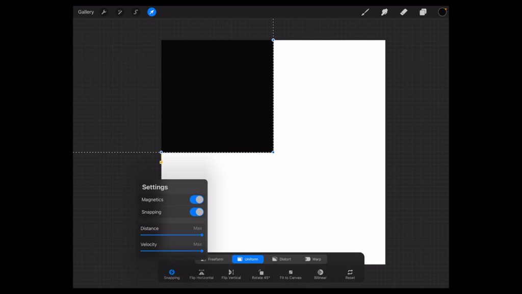 How to Make a Basic Repeat in Procreate Set Your Canvas Up As A
